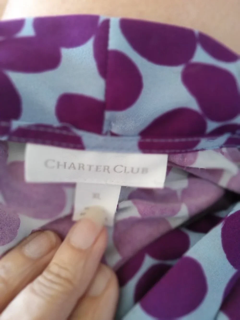 Chart club blouse XL - Picture 3 of 5